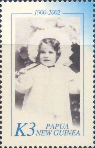 Lady Elizabeth Bowes-Lyon as a young girl
