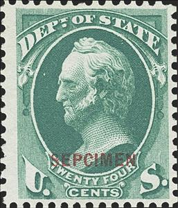 Stamp, Dept. Of State - Général Winfield Scott, United States of America,  