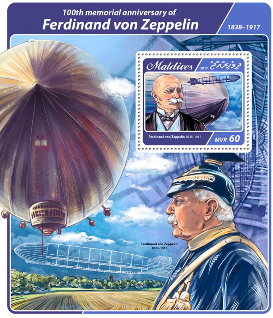 100th memorial anniversary of Ferdinand von Zeppelin