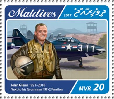 John Glenn & Grumman F9F-2 Panther