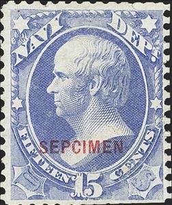 Stamp, Navy - Daniel Webster, United States of America,  