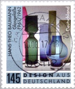 Stamp, Art glass by Theo Baumann, Germany, Federal Republic,  , Art, Glass and Earthenware