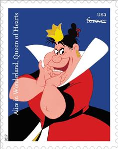 Stamp, Queen of Hearts (Alice in Wonderland), United States of America,  , Disney