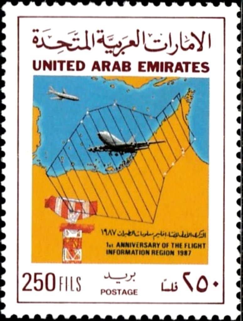 Map, aircraft and radar tower