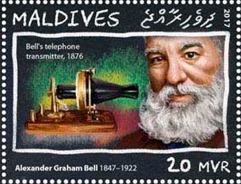 Bell’s telephone transmitter, 1876