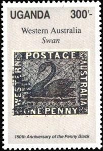 Stamp, Western Australia, Uganda,  , Stamps