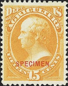 Stamp, Agriculture - Daniel Webster, United States of America,  
