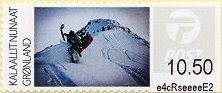 Snowmobile on mountain