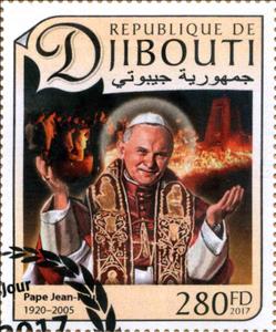 Stamp, Jean-Paul II, Cinderellas,  , People, Popes