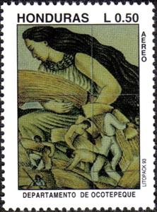 Stamp, Departamentos, Honduras,  