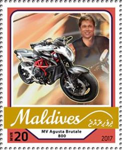 Stamp, MV Agusta Brutale 800, Maldives,  