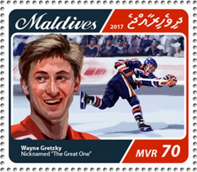 Wayne Gretzky, nicknamed “The Great One”