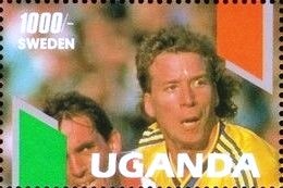 Stamp, Ekstrom of Sweden, Uganda,  