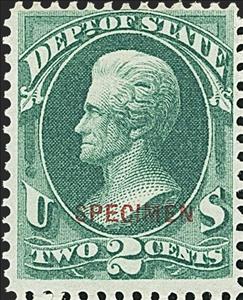 Stamp, Dept Of State - Andrew Jackson, United States of America,  