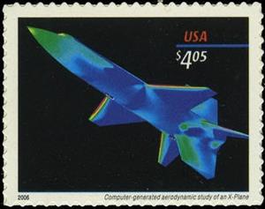 Stamp, X-Plane, United States of America,  , Aviation