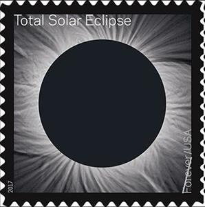 Stamp, Total Solar Eclipse, United States of America,  , Astronomy, Moon, Sun