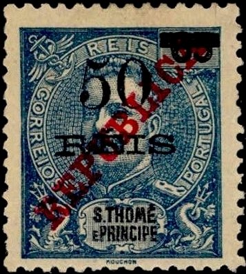 King Carlos I. overprint