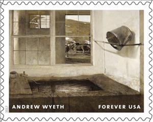 Stamp, “Spring Fed” (1967), United States of America,  , Paintings