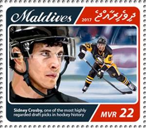 Stamp, Sidney Crosby, most highly regarded draft picks, Maldives,  , Sports