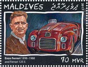 Enzo Ferrari and Ferrari 125 S