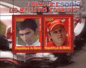 Mini Sheet, Formula I, Cinderellas,  , Famous People, Formula One, Men, Sports