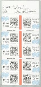 Booklet Pane, Neopostage, United States of America,  