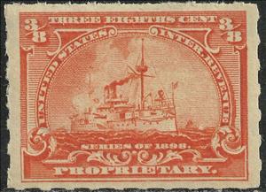 Revenue Stamp, Proprietary/Battleship, United States of America,  , Ships