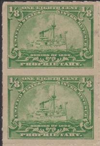 Revenue Stamp, Proprietary/Battleship, United States of America,  , Ships