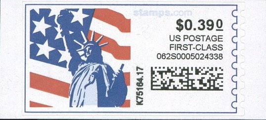 Flag and Statue of Liberty