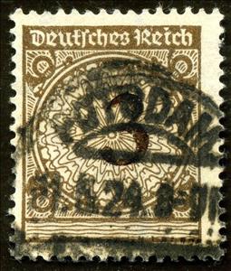 Stamp, Rentenmark, only numeral, German Realm,  , Numbers
