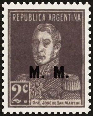 José Francisco de San Martín (1778-1850), ovpt. “M.M.”