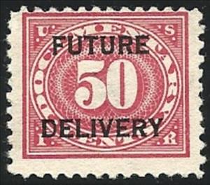 Revenue Stamp, Future Delivery, United States of America,  , Numbers