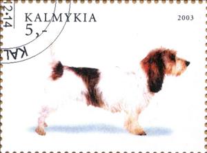 Stamp, Dog, Cinderellas,  , Animals (Fauna), Dogs