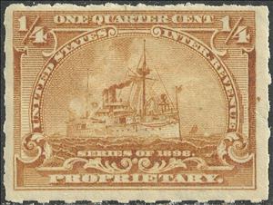 Revenue Stamp, Proprietary/Battleship, United States of America,  , Ships