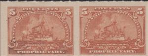 Revenue Stamp, Proprietary/Battleship, United States of America,  , Ships