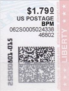 Stamp, Eagle and Flag, United States of America,  