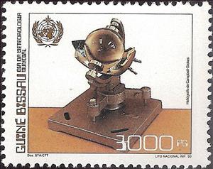 Stamp, World Meteorological Day, Guinea-Bissau,  
