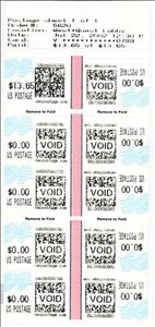 Booklet Pane, Neopostage, United States of America,  