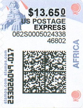 Stamp, Sphinx and Pyramids, United States of America,  