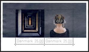 Souvenir Sheet, Works of Trine Søndergaard, Denmark,  , Art, Artists, Photography
