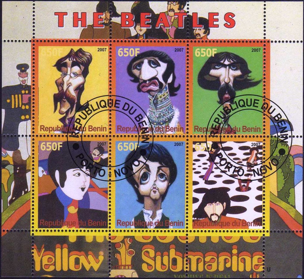 The Beatles minisheet