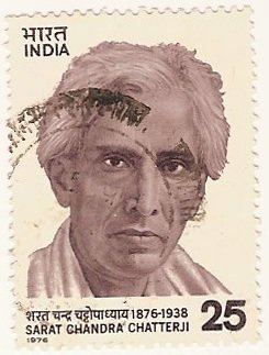 Stamp, Sarat Chandra Chatterji, India,  , Authors, Faces, Famous People, Literary People (Poets and Writers), Literature, Men, People