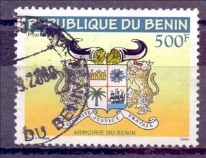 Stamp, Coat of Arms, Benin,  , Coats of Arms