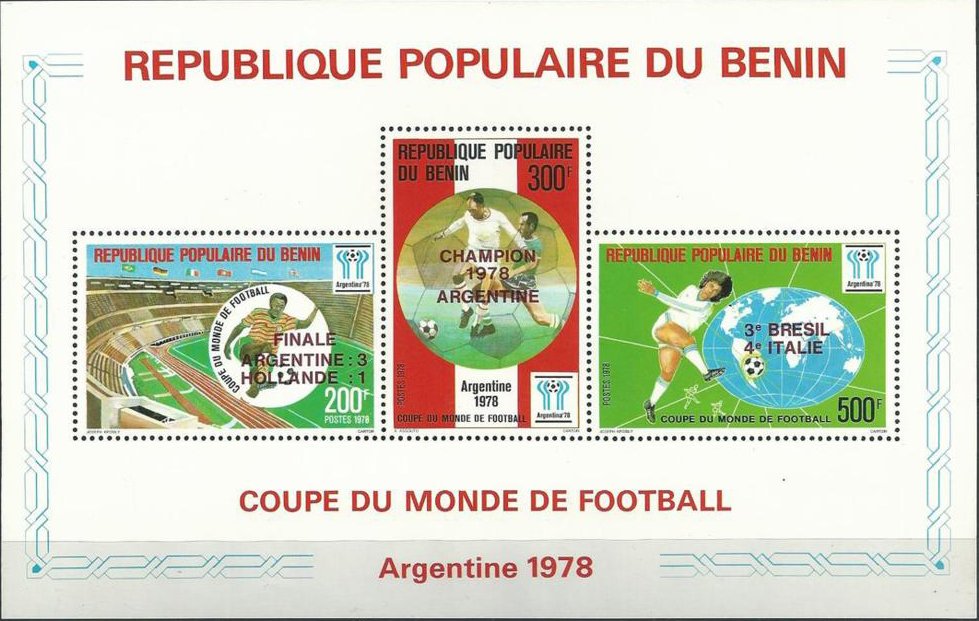 Argentina Victory At 1978 World Cup Football Overprints
