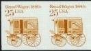 Se-tenant, Bread Wagon Pair, United States of America,  