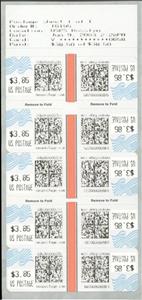 Booklet Pane, Neopostage, United States of America,  