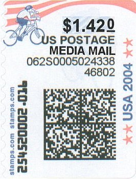 Stamp, Bicycling, United States of America,  