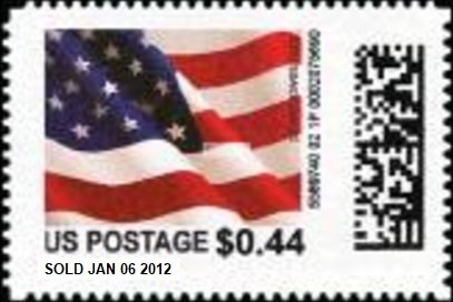 Stamp, Flag, United States of America,  