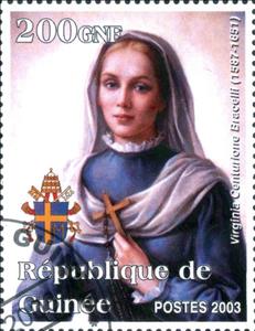 Stamp, Virginia Centurione Bracelli, Cinderellas,  , People, Popes