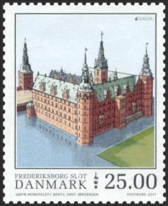 Stamp, Frederiksborg Castle, Denmark,  , Architecture, Buildings, C.E.P.T. / Europe, Castles, Fortresses / Strongholds, Palaces